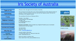 Desktop Screenshot of irises.org.au