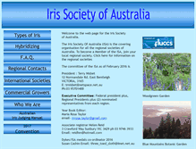 Tablet Screenshot of irises.org.au